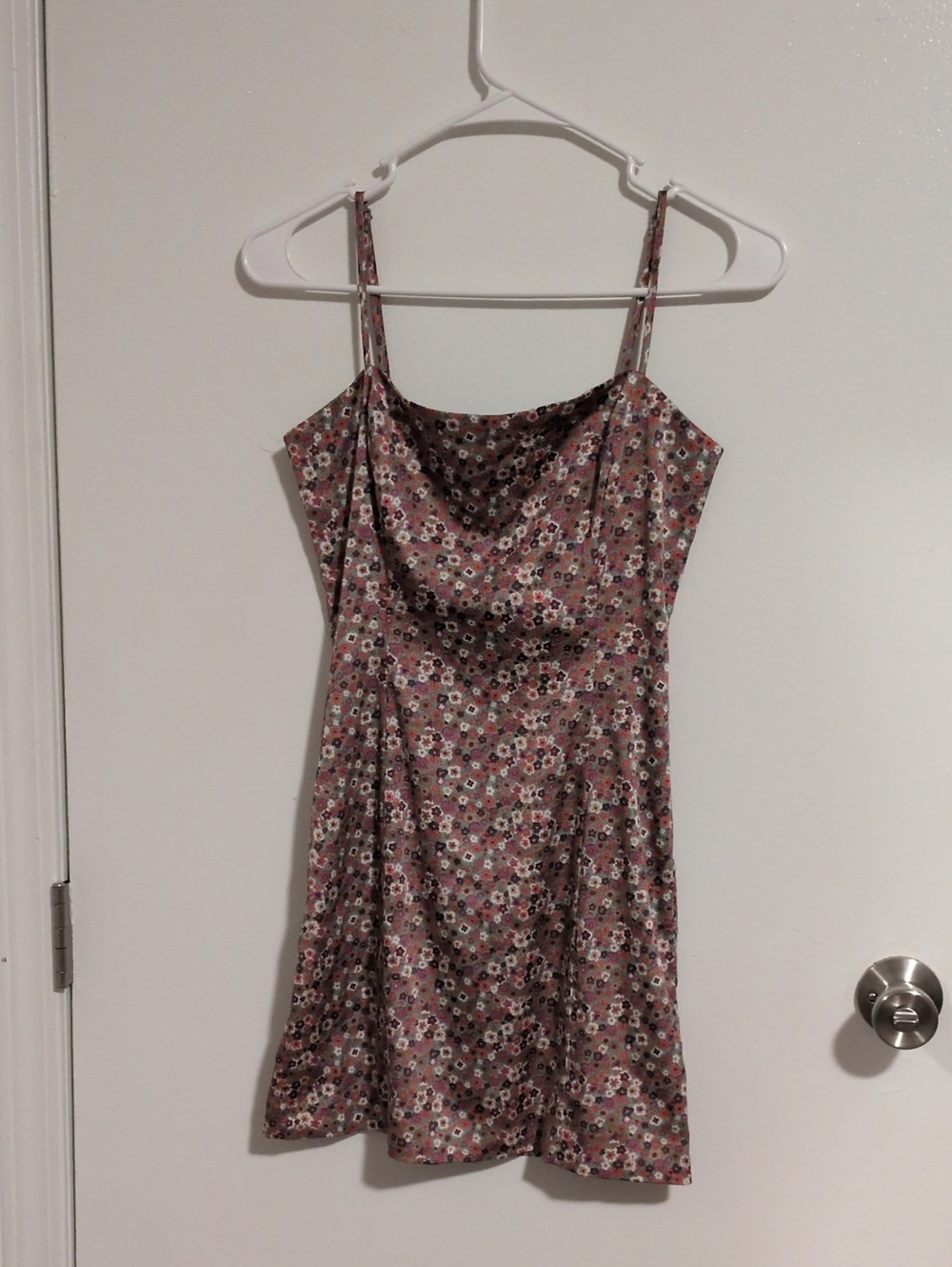 Aritzia Sunday Best Satin Floral Mini Dress